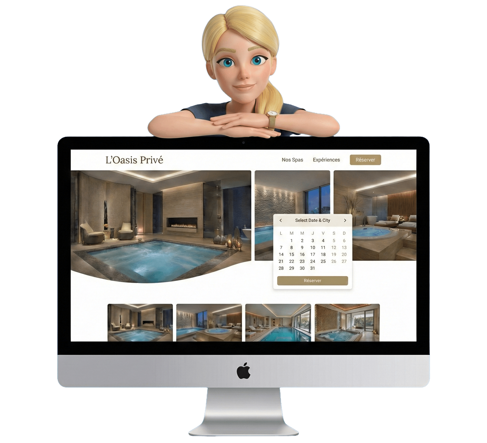 Loffre site web cle en main de simply spa
