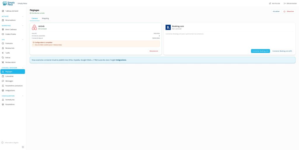 Simply lance son Channel Manager : La fin du surbooking et des commissions perdues pour les Airbn&rsquo;b et Spa